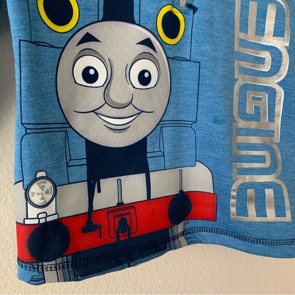 Thomas & Friends Tank Engine Fleece Half Zip Hoodie Blue Size: 5 - Picture 11 of 13